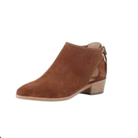 Michael Kors Jennings Chestnut Suede Tassel Cowgirl Booties Size 7 - Picture 12 of 12